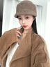 COCOLIMITE皮草 靜奢大衣 進口秘魯蘇力羊駝絨羊毛大衣毛呢外套女 駝色 S 曬單實拍圖