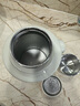 摩飛電器（Morphyrichards）電熱水壺電水壺便攜式燒水壺?zé)眯胁讳P鋼保溫一體全自動(dòng)MR6061燒水壺電熱水杯開水壺電熱水瓶 1L 【MR6061白色】6H真空鎖溫 曬單實(shí)拍圖