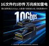 綠聯(lián) 超六類網(wǎng)線 CAT6A類純銅萬兆成品棉網(wǎng)線 家用電腦網(wǎng)絡(luò)寬帶工程跳線8芯雙絞線兼容2.5g黑5米35803 曬單實(shí)拍圖
