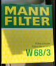 曼牌（MANNFILTER）機(jī)油濾清器機(jī)濾機(jī)油濾芯W(wǎng)68/3卡羅拉雷凌RAV4榮放花冠威馳致炫 曬單實(shí)拍圖