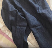 無印良品（MUJI）  女式 漢麻混 牛仔寬版裙褲褲子女款25年夏季款丹寧回潮女裝 藏青色 M (160/66A) 曬單實拍圖