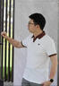 JEEP SPIRIT吉普翻領(lǐng)polo.衫男修身韓版V領(lǐng)撞色高端含棉帶領(lǐng)短袖休閑男裝透氣 白色 M 曬單實(shí)拍圖