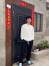 卡圖弛cleanfit冰絲垂感褲子夏季男百搭寬松直筒長褲高級感闊腿休閑褲子 黑色 XL 曬單實拍圖