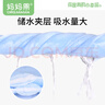 媽媽果（org.mama）嬰兒尿布表層純棉可洗新生兒布料介子布寶寶尿片戒子尿芥子 混色 10條裝 6層 曬單實拍圖