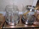 開(kāi)品 全智能底部一鍵全自動(dòng)上水電熱水壺燒水壺 辦公家用保溫泡茶煮茶煮水 嵌入式茶臺一體玻璃煮茶器 1L 金色尺寸20X37CM 三壺款式 桶水款 自動(dòng)上水 曬單實(shí)拍圖