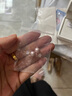 珍珠皇后近正圓粉紫色珍珠耳飾 18K金8-8.5mm淡水珍珠耳釘生日禮物送老婆 曬單實拍圖
