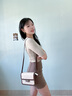 CinvaiKrose高級感包包女包2025年新款斜挎包單肩包小方包生日七夕情人節(jié)禮物 卡其配棕【送女友老婆走心實(shí)用】 曬單實(shí)拍圖