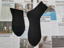浪莎男士絲襪秋冬薄款透氣防臭中筒襪抗菌吸汗黑色商務(wù)正裝冰絲襪子男 黑色3藏青2(共) 5雙 均碼 臭腳克星超薄男絲襪 曬單實(shí)拍圖