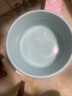 茶花（CHAHUA）帶蓋水桶家用塑料桶手提桶洗衣桶學(xué)生宿舍用桶盆拖把桶圓桶泡腳桶 【藍(lán)色】盆桶套裝 21L 1個 曬單實拍圖