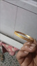 蕊意（Rui yi）金店同款金包銀爆閃鏤空碎冰冰銅錢(qián)手鐲滿(mǎn)圈錢(qián)多多鐲子送女友老婆 金1.5克-重約20克-銅錢(qián)手鐲 62圈口 曬單實(shí)拍圖