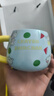 蠟筆小新大肚馬克杯女生高顏值禮物咖啡杯陶瓷水杯喝水杯子辦公室情侶杯子 蠟筆小新馬克杯帶勺禮盒裝-藍(lán)色 曬單實(shí)拍圖