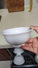 隆達骨瓷陶瓷餐具 純白碗 飯碗面碗湯碗 簡(jiǎn)約健康家用實(shí)用 純白5.5英寸高腳碗 4只裝 曬單實(shí)拍圖