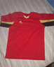 卡爾美（KELME）新款足球服青少年透氣吸汗學(xué)生比賽隊(duì)服球衣空板可定制 紅色 140CM 曬單實(shí)拍圖