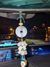 齊選汽車(chē)掛件高檔男士車(chē)內吊飾玉髓瑪瑙平安扣車(chē)載掛件后視鏡掛飾女 玉髓平安扣【墨蘭流蘇】 曬單實(shí)拍圖
