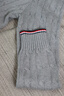 TOMMY HILFIGER25新款秋冬男裝純棉休閑絞花鑲邊袖口圓領(lǐng)內(nèi)搭針織衫78J7706 灰色P7D M （推薦：135-150斤） 曬單實(shí)拍圖