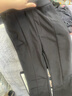 FitonTon喇叭褲女高腰顯瘦松緊腰微喇褲垂感彈力休閑褲女黑色喇叭褲 曬單實(shí)拍圖