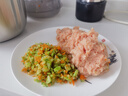 小熊（Bear）絞肉機(jī)家用 商用絞餡機(jī) 碎肉機(jī) 多功能料理攪拌打肉機(jī) 肉餡蒜蓉機(jī) 粗細(xì)可調(diào) QSJ-Q05V1 雙刀2.5L 曬單實(shí)拍圖