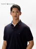 TOMMY HILFIGER【透氣舒適】夏季男裝珠地網(wǎng)眼商務(wù)休閑純色翻領(lǐng)短袖T恤POLOJA572 【經(jīng)典百搭】藏青色FAP L （推薦：150-165斤） 曬單實(shí)拍圖