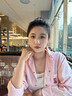 阿黛麗天然托帕石項鏈925銀鑲嵌絲帶吊墜半寶石吊飾女飾品掛件七夕送女 曬單實拍圖
