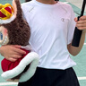 Champion【吸濕排汗】冠軍男女童短袖T恤親子裝25夏新款運動透氣兒童上衣 曬單實拍圖