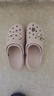 卡駱馳（crocs）經(jīng)典云朵clog洞洞鞋女鞋戶外涼鞋拖鞋厚底涼拖 206750-6UR W7 曬單實(shí)拍圖