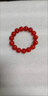 映棠老鳳凰999南紅瑪瑙手串天l然老瓜珠圓珠子手鏈柿子紅10 20mm手鏈一條11顆老鳳祥品質(zhì) 曬單實(shí)拍圖