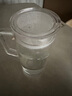 樂扣樂扣（LOCK&LOCK）透明蓋涼水壺 玻璃冷水壺泡茶壺帶把家用大容量耐高溫杯子1.3L 曬單實(shí)拍圖