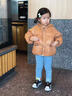 莞町寶寶羽絨服0-1歲嬰兒羽絨服1-3歲秋冬款2025新款韓版新兒童中小童 土黃色 90 曬單實(shí)拍圖