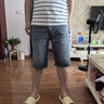 Levi's李維斯25年春夏新款男士簡約休閑405經(jīng)典直筒復(fù)古牛仔短褲 藍(lán)色 32 (12) 曬單實(shí)拍圖