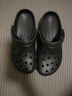卡駱馳（crocs）Classic clog經(jīng)典洞洞鞋沙灘鞋男女鞋檀健次同款 跟高2cm黑色41 曬單實拍圖