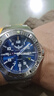 野狼手表男士機械表全自動(dòng)防水運動(dòng)表水鬼夜光軍風(fēng)雙歷鋼帶男表V1019 本色鋼帶藍盤(pán)-藍光 曬單實(shí)拍圖