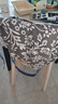 歐格達(dá)新款民族風(fēng)廚房防污圍裙居家純棉布防油圍腰男女家用罩衣 青花瓷藍(lán)色+灰色 2件套 曬單實拍圖