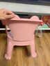 晟韜小椅子靠背椅子寶寶凳子靠背防摔幼兒椅子躺椅餐椅1到6歲 普通粉+無(wú)盤(pán)+無(wú)墊+無(wú)聲 曬單實(shí)拍圖