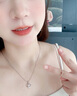 唯一（Winy）999純銀項鏈女2025新款莫桑鉆吊墜送女友老婆生日七夕情人節(jié)禮物 曬單實拍圖