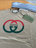 古馳（GUCCI）夏季圓領休閑字母數字動物印花經典男款短袖T恤節(jié)日送禮 拍下聯系客服 XXS 曬單實拍圖