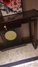 新中式玄關(guān)桌烏金木條案客廳入戶(hù)門(mén)供桌靠墻玄關(guān)臺超窄實(shí)木玄關(guān)柜 1200*380*850    金絲檀木 曬單實(shí)拍圖