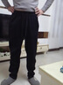 鵲笙秋冬款加絨男士休閑褲衛(wèi)褲燈芯絨潮流寬松百搭加厚束腳秋冬長褲 黑色+深灰【兩件裝】 XL 【建議115-130斤左右】 曬單實拍圖