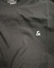 杰克·瓊斯（JACK&JONES）25年男裝T恤男夏季T恤舒適男士短袖涼感多色上衣純色水洗不易走形 本白色A06 2XL 190 曬單實(shí)拍圖