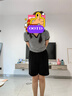 浪莎棉麻休閑短褲女闊腿褲居家沙灘熱褲夏季寬松高腰運(yùn)動(dòng)五分褲子 曬單實(shí)拍圖