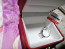 卡梵登（Kafandeng）D色莫桑石鉆戒1克拉鉆石情侶對戒六爪求婚結(jié)婚戒指刻字送女友禮物 【莫桑石】2克拉經(jīng)典款（活口） 曬單實拍圖