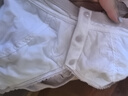 三槍【大胸前開扣文胸】無鋼圈純棉胸墊遮副乳柔軟親膚大罩杯內(nèi)衣 曬單實拍圖