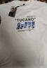 啄木鳥（TUCANO）短袖t恤男士夏季時尚潮流印花透氣百搭打底衫衣服男裝白色C XL 曬單實拍圖