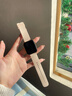 蘋果手機通用Apple Watch S10 智能手表頂配心率血壓血氧檢測手環(huán) 白膠銀色 曬單實拍圖