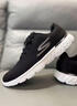斯凱奇（Skechers）女鞋跑步鞋冬季網(wǎng)面減震輕便運動鞋女 黑白14804 38 曬單實拍圖