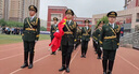 國旗班儀仗隊服裝學(xué)生升旗手護(hù)旗儀式套裝中小學(xué)校國旗護(hù)衛(wèi)隊禮服 綠色 4件套 165 男款（適合100-110斤左右） 曬單實拍圖