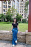 京多夢(mèng)一字領(lǐng)短袖t恤女夏季性感露肩時(shí)尚設計感小眾純棉修身顯瘦上衣 黑色 M 黑色（90-100斤） 曬單實(shí)拍圖