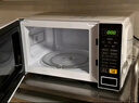 美的（Midea）微波爐家用小型20升轉(zhuǎn)盤加熱 智能菜單 一鍵解凍 殺菌電子除味 薄膜按鍵（M1-L213C） 曬單實拍圖