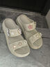 卡駱馳（crocs）女鞋 經(jīng)典泡芙?jīng)鲂笟膺\動休閑鞋涼拖鞋子 207670-2Y2 M7W9 曬單實拍圖