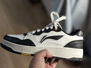 李寧（LI-NING）板鞋男鞋天跡SOFT軟底運(yùn)動(dòng)鞋減震經(jīng)典防潑水鞋低幫增高休閑鞋子 黑/白（天跡-SOFT） 43 曬單實(shí)拍圖