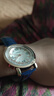 時(shí)光一百（TIME100）手表女靈動(dòng)閃耀腕表羅馬刻度漆真皮防水圓形女士手表女神節送女友 高貴藍色 曬單實(shí)拍圖